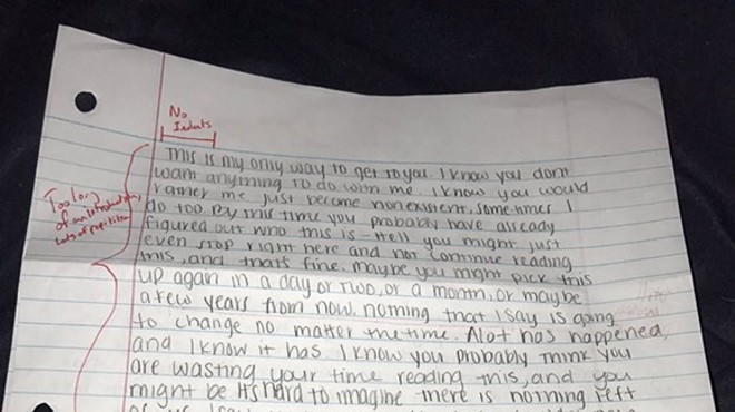 UCF suspends student who graded ex-girlfriend's apology letter