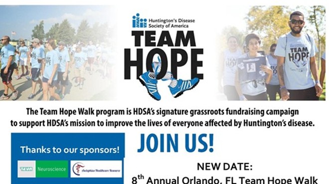 Orlando HDSA Team Hope Walk