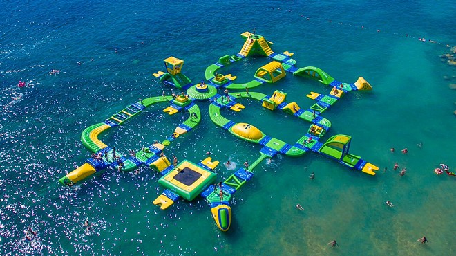 A giant floating water park is officially coming to Lake Nona next summer