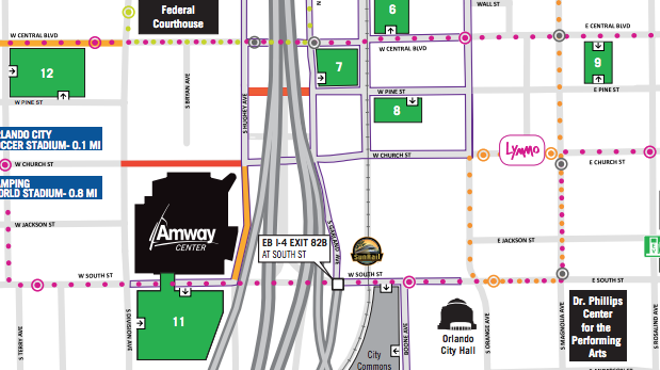 Click on the image for the full downtown Orlando parking map