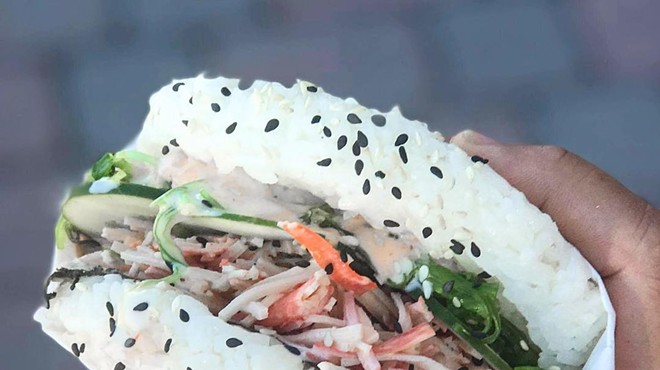 You can now get these ridiculous sushi burgers in Mount Dora