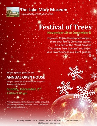Festival of Trees at the Lake Mary Museum