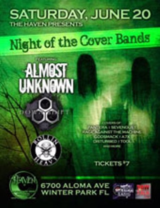 Night of the Cover Bands: Almost Unknown, Down Shift, Rollin' Heavy