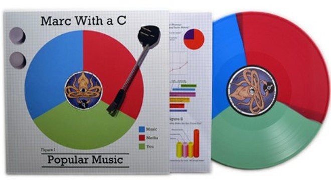 Whoa, I think maybe the "c" stands for "colored vinyl"