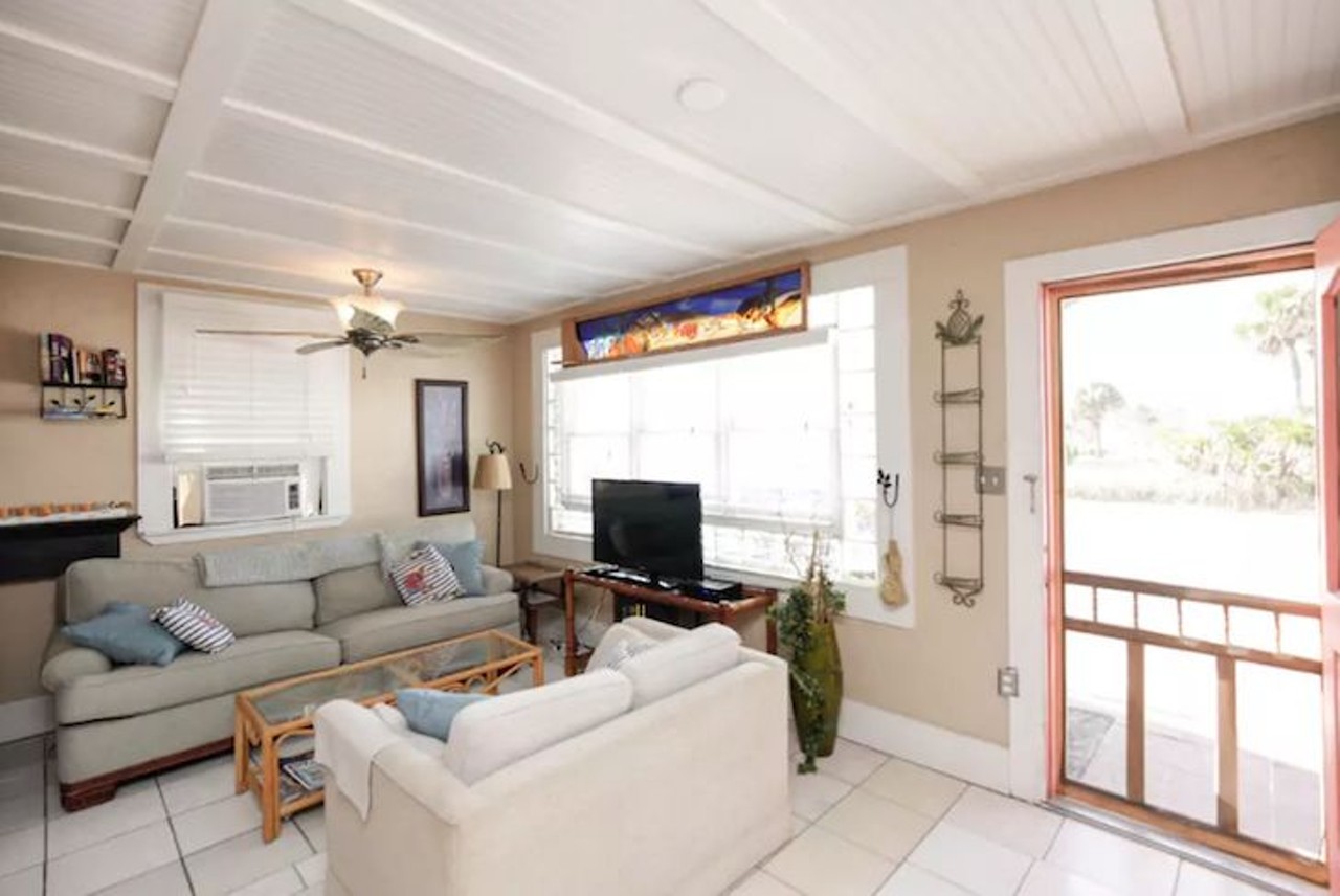 Beach Break House in New Smyrna Beach  
4 guests, 1 bedroom, 1 bed, 1 bath
$67 per night
The bungalow sports a comfortable living room space with a TV equipped with cable.