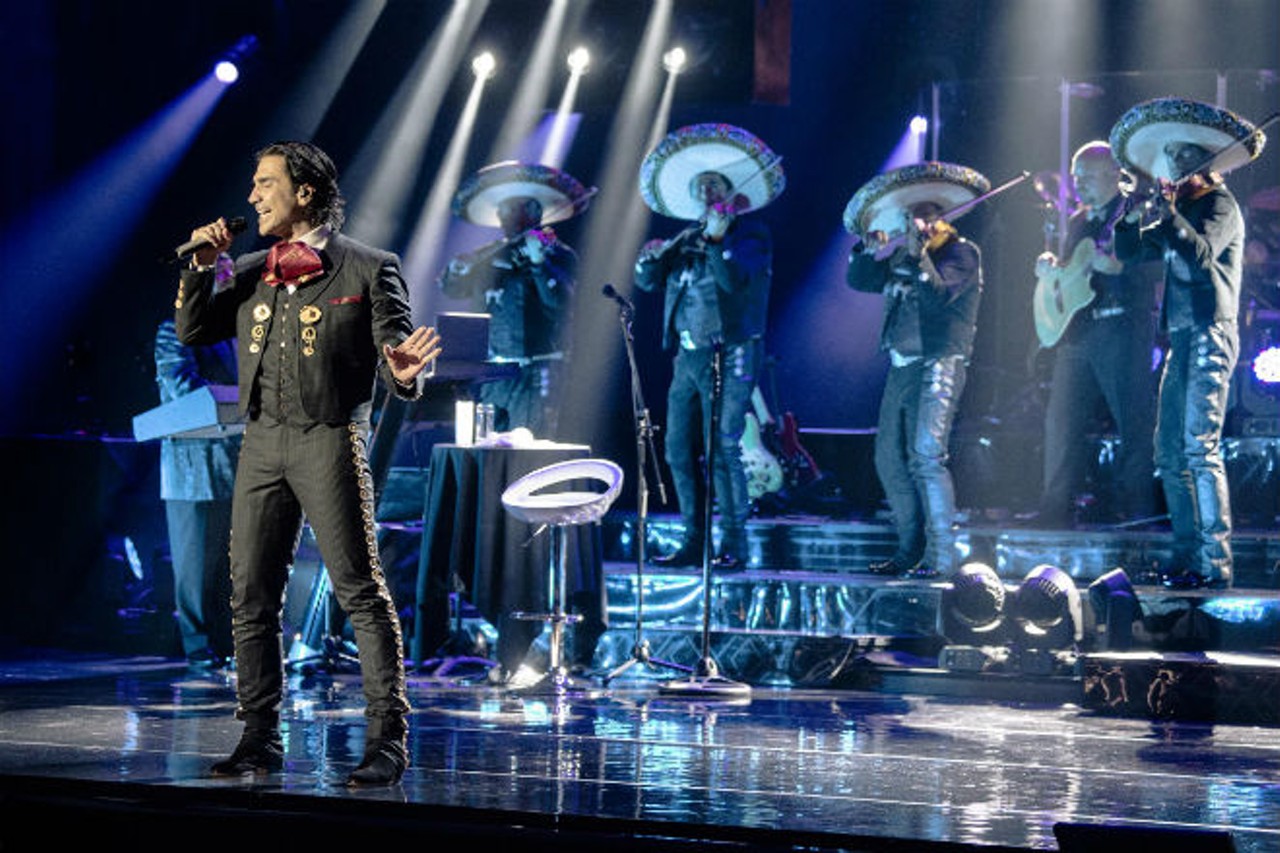 Alejandro Fern&aacute;ndez
7 p.m. Nov. 15 at Amway Center,&nbsp;$59 - $250
Since the beginning of his career, Alejandro &#147;El Potrillo&#148; Fern&aacute;ndez has branched out from the mariachi upbringing of his father, the iconic Vicente Fern&aacute;ndez, into the world of romantic pop ballads. The Mexican superstar has had great success with balancing both genres at his Confidencias World Tour, but by the end of night, we want to hear his rendition of &#147;Mexico, lindo y querido&#148; at least once.