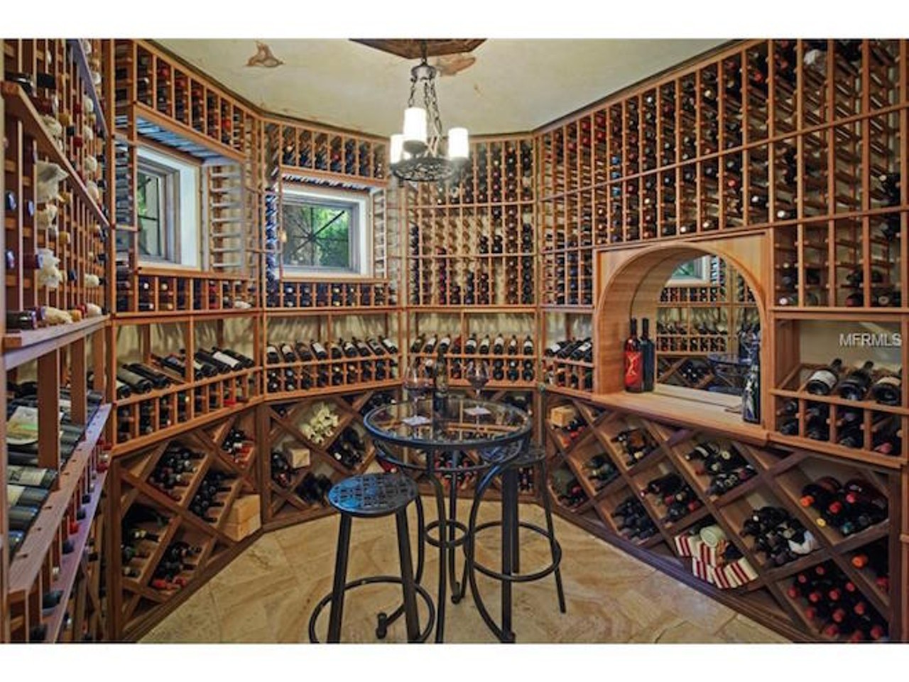 Pretty sure the wine in this room is worth more than most of our houses.