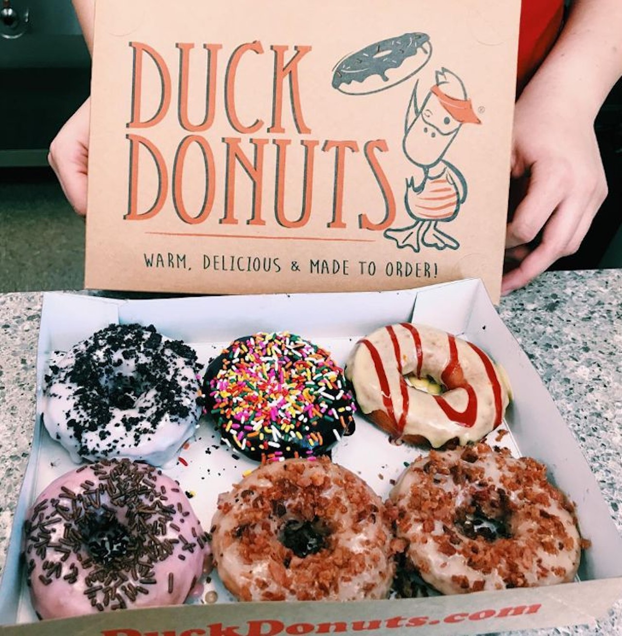Duck Donuts 
Address: 710 Centerview Blvd., Kissimmee
Originally only available in North Carolina, Duck Donut&#146;s delicious recipe has come to Central Florida this summer. Your mouth will water just by looking at these doughnuts, and doughnut sundaes are sure to please those with an extra sweet tooth. 
Photo via watashiwaother