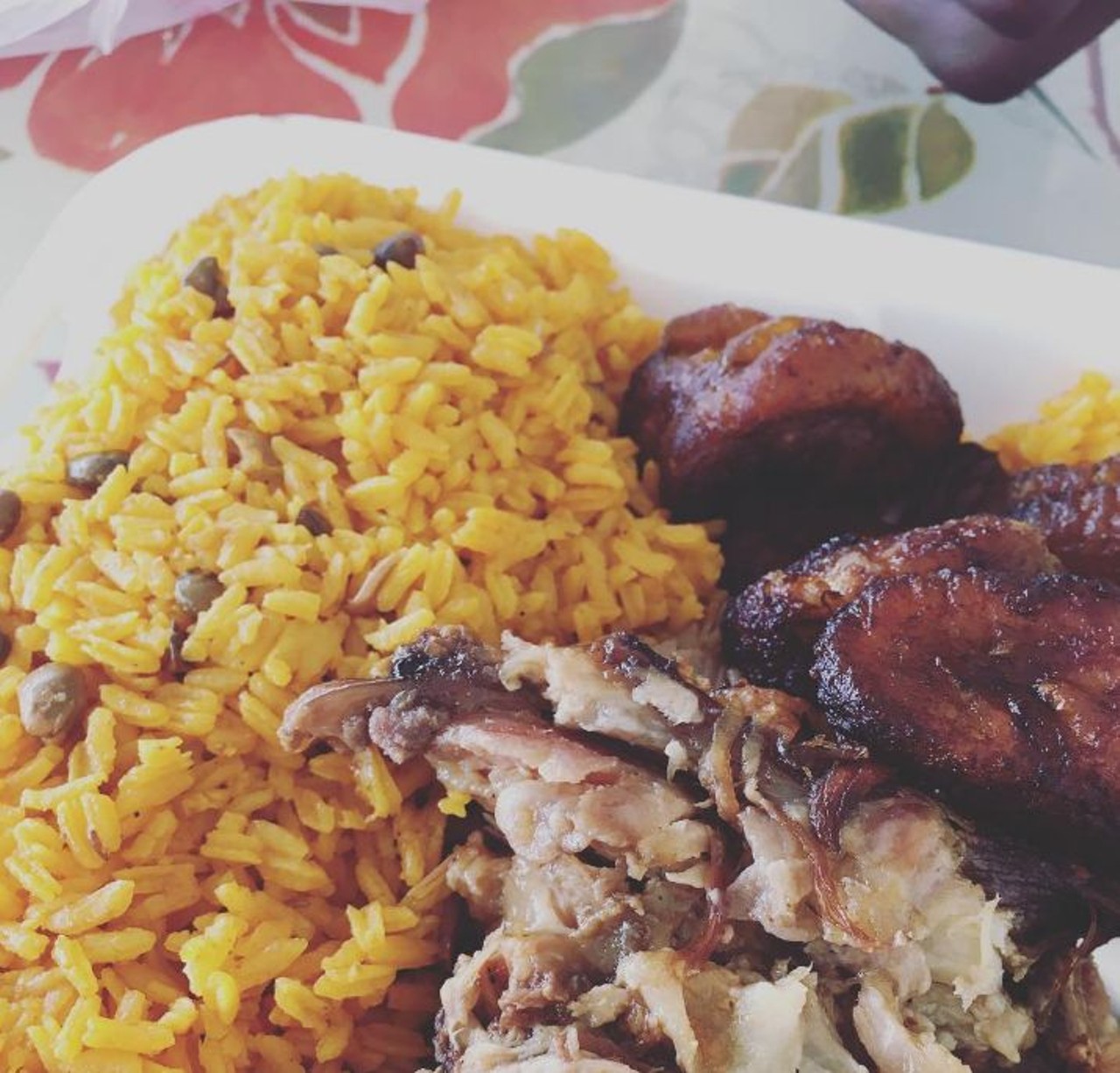 What we recommend: lechon with arroz con gandules and sweet plantains
The lechon is juicy, flavorful, and filling. Enjoy the soft and crunchy textures of the pork, and pair it with rice and pigeon peas and sweet plantains for an unbeatable combination.
Photo via ayomeredith/Instagram