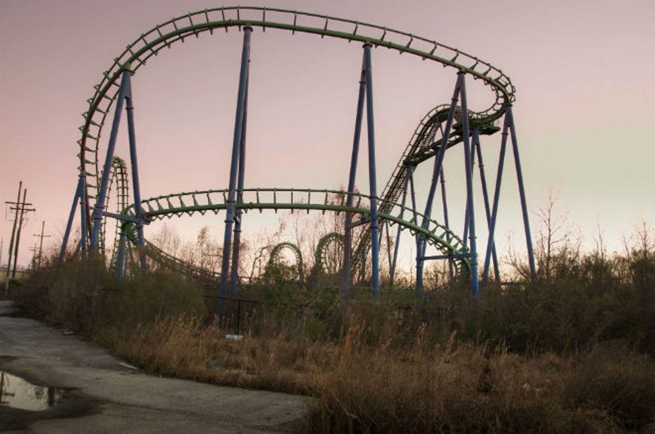 10 years after Katrina: Here's what a category 5 hurricane can do to a theme park
