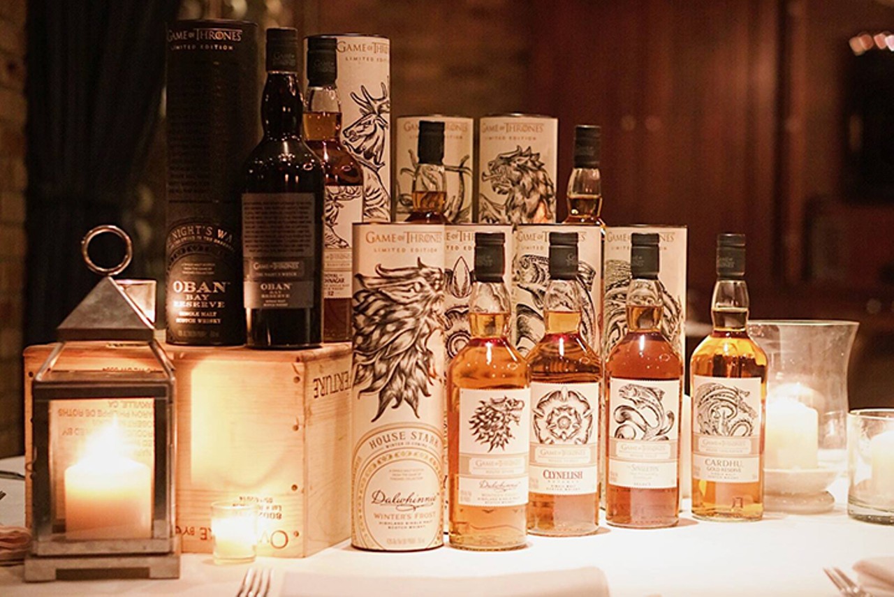 Monday, April 8Game of Thrones Scotch Whiskey Dinner at Luma on Park