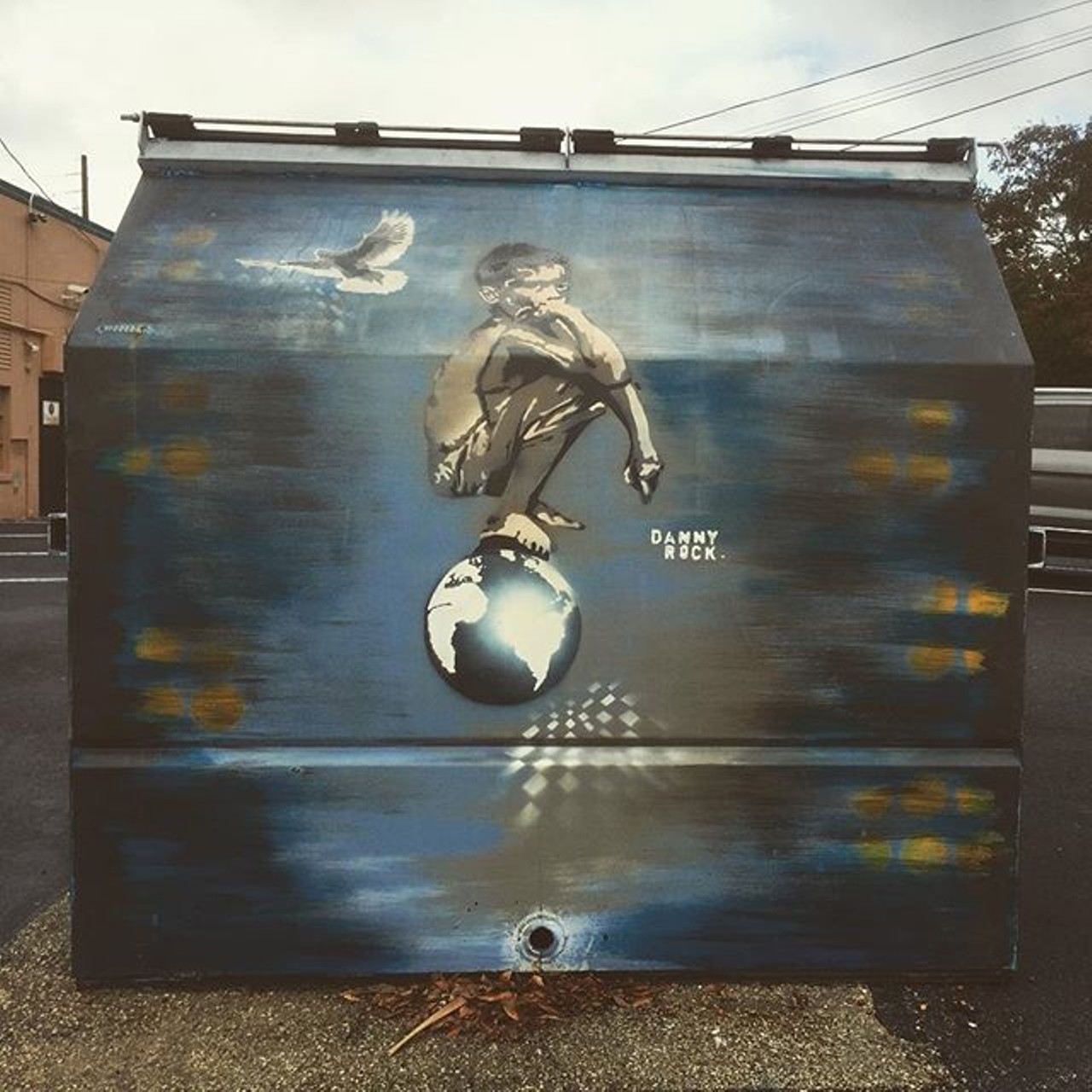 Instagram user threadandthrum found this cool street art in Mills 50 last weekend.