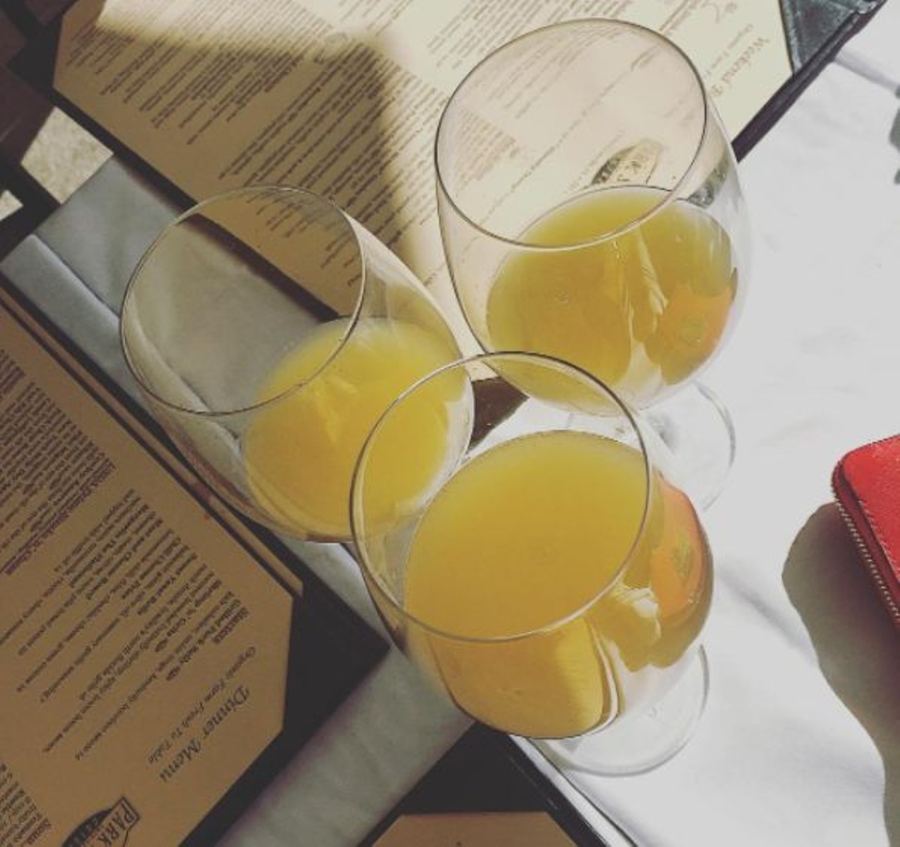 Park Station 
Saturday and Sunday brunches from 8 a.m. to 4 p.m. at this American rustic cuisine restaurant get you as many mimosas as you want for just $12.
212 N. Park Ave., Winter Park, 407-740-0212
Photo via msnisha/Instagram