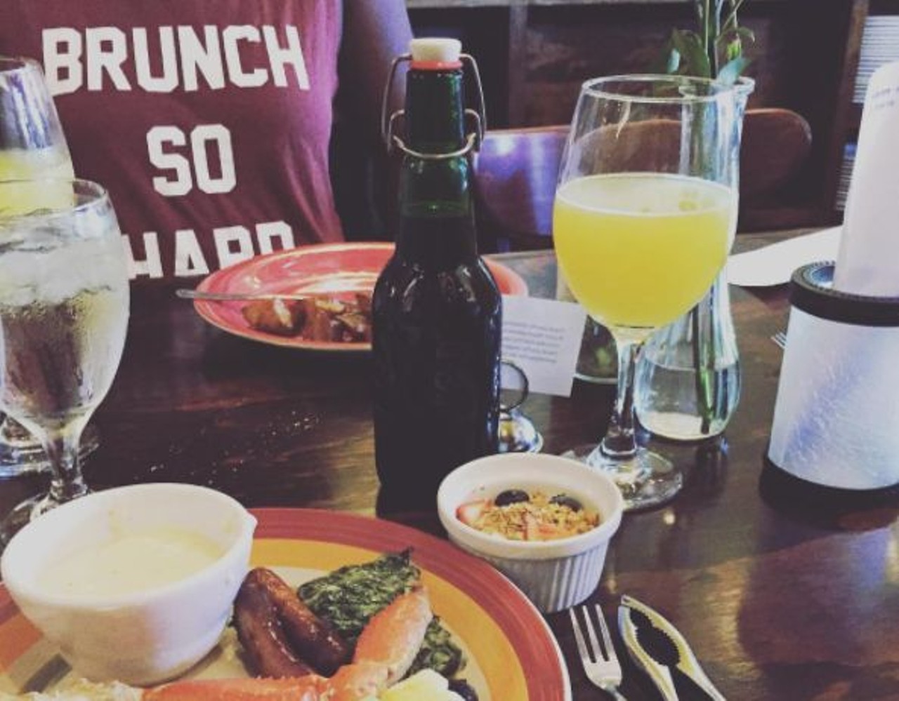 Santiagos Bodega
$40 gets you the brunch buffet, along with as many mimosas as you can drink. Happens every Saturday and Sunday from 10:30 a.m. to 2:30 p.m. 
802 Virginia Drive, 407-412-6979
Photo via lovecarlyn/Instagram