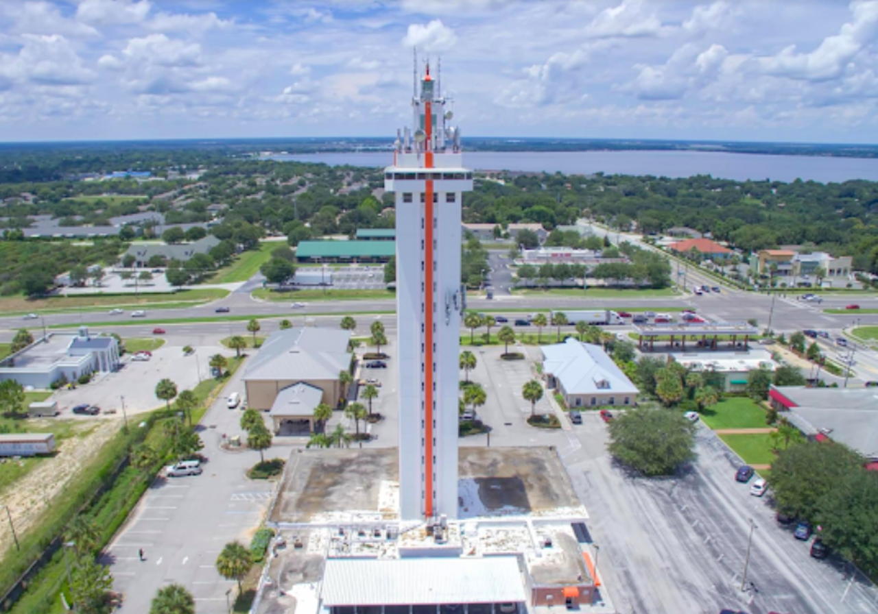 Citrus Tower
141 S. Highway 27, Clermont
The 226-foot-tall structure in Clermont was originally built in 1956 to allow visitors to observe the miles of surrounding orange groves. It was once among the Orlando area's most famous landmarks, but now it's home to a boutique coffee company!
