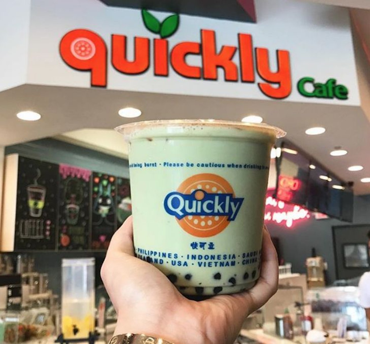 Quickly Boba & Snow
Multiple Locations, 407-270-4570
Quickly Boba & Snow offers a variety of boba tea, shaved snow, fruit slushies and milk slushies to accompany any dish, like owner Kimberly Bui&#146;s famous macarons.
Photo via fifingles/Instagram