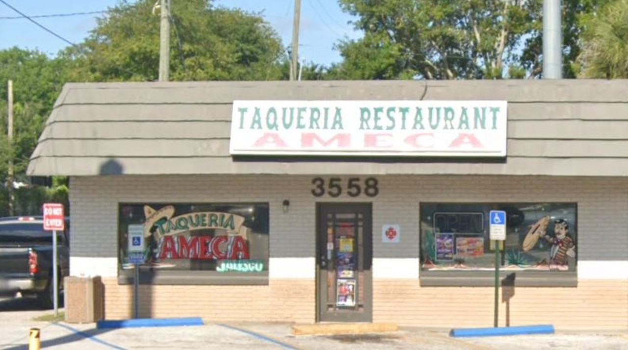 Taqueria Ameca 
(407) 852-0502, 3558 S Orange Ave
This nondescript taqueria in a strip mall is lauded for its cheap tacos. 
Photo via Google Maps