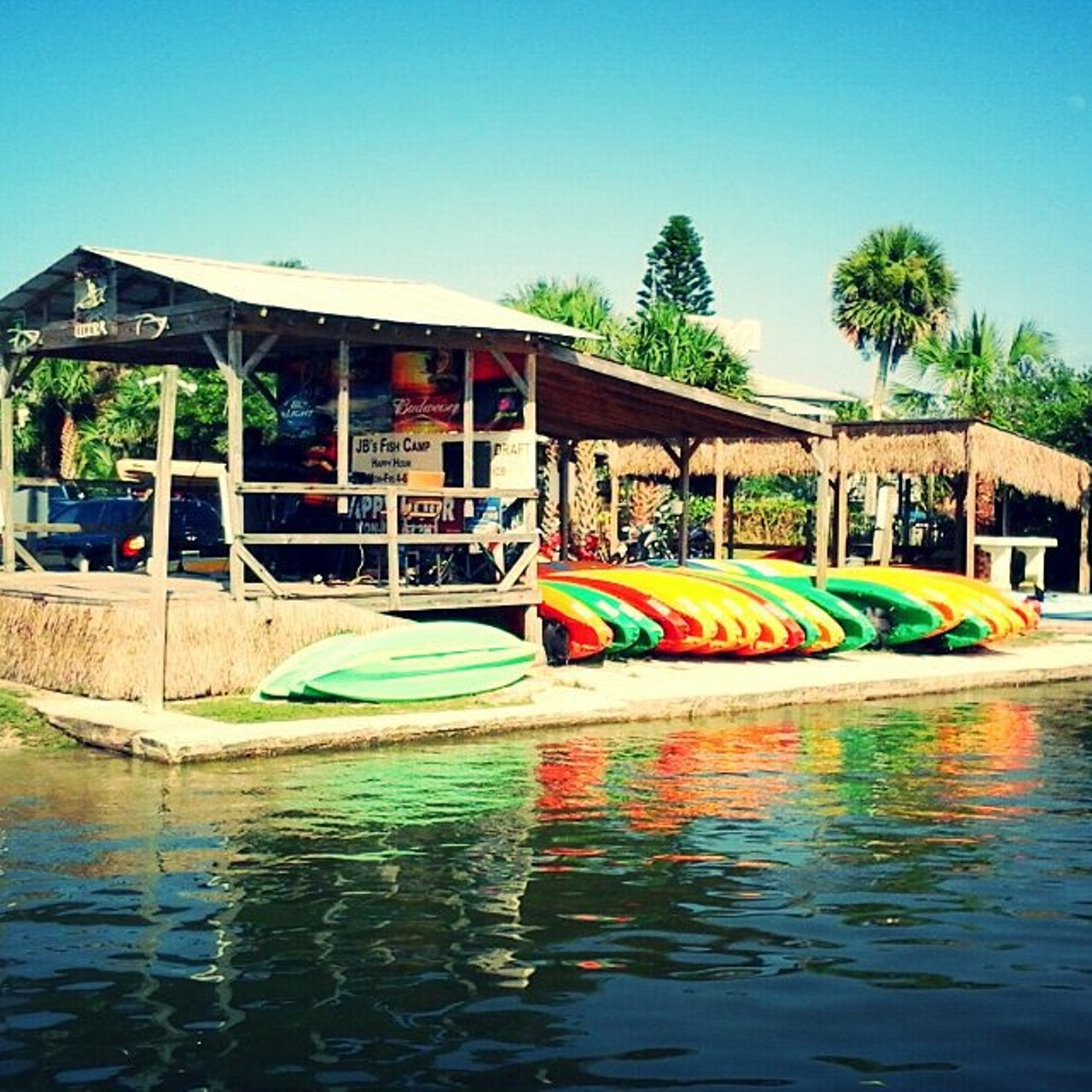 JB&#146;s Fish Camp
859 Pompano Ave, New Smyrna Beach | 386-427-5747
Bring the kids to the JB&#146;s dock for a day of kayaking, canoeing, fishing, whatever water activity you guys are into&#151;it&#146;s all here. While you&#146;re sipping on an ice cold Rolling Rock (or two), don&#146;t be surprised if you see a manatee or dolphin splashing around in the water.
Photo via jocahontas_elaine/Instagram