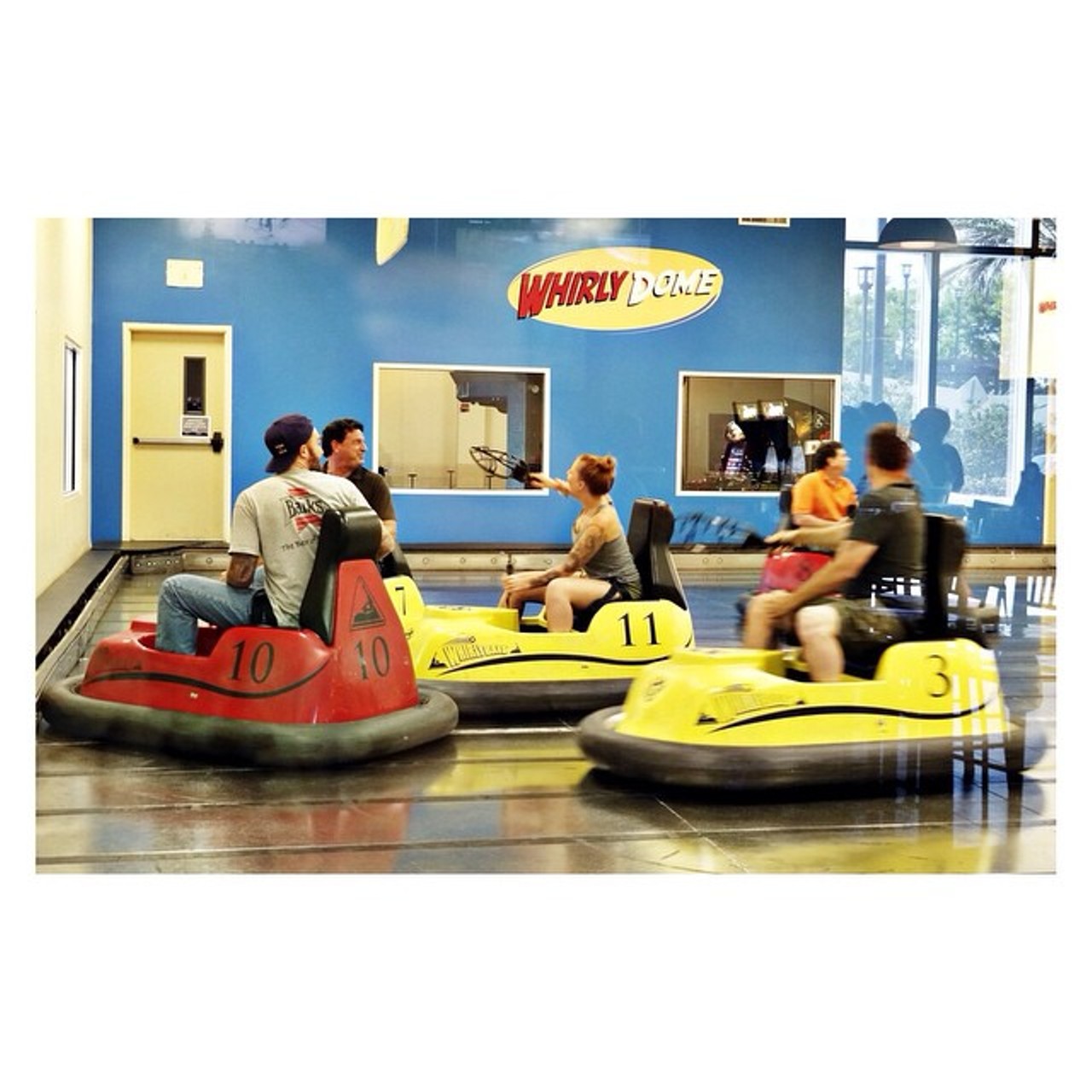 WhirlyDome
6464 International Drive | 407-212-3030
Enter the WhirlyDome and leave a champion &#145;cause let&#146;s be real, it&#146;s awesome to own your kids in games. Whirly Ball is a combination of bumper cars, basketball and jai alai, so your kids will probably have no clue what&#146;s going on, but they&#146;ll definitely have fun. The restaurant here stocks a surprisingly crafty beer selection with hometown favorites like Cigar City and Lagunitas.
Photo via kimchatkah/Instagram