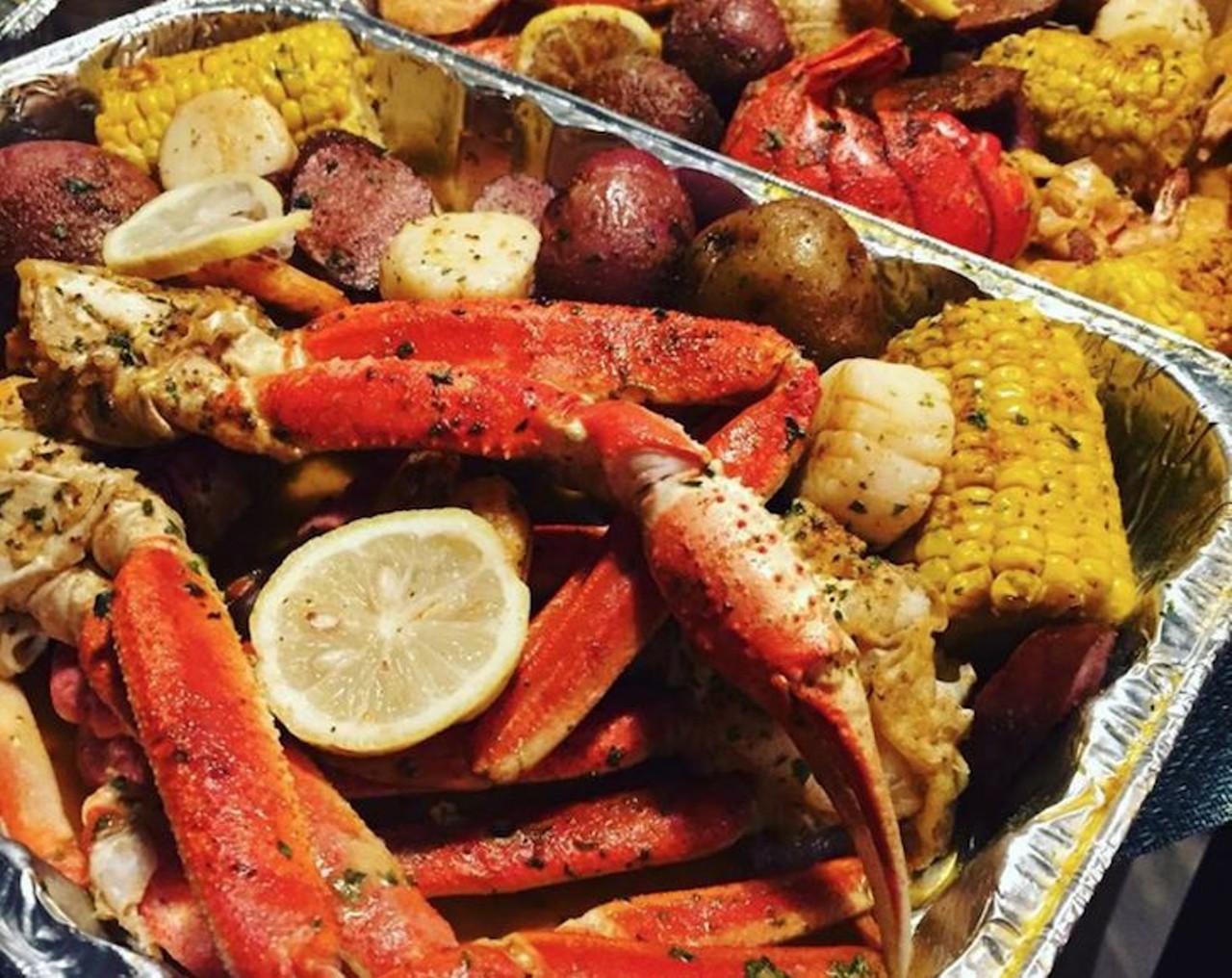 Nati's Southern Seafood Boil  
231 Broadway Ave., Kissimmee, 407-201-3387
Calling all lobster and crawfish lovers, we have a place for you. Nati&#146;s offers two pound baskets of lobster, crab and there&#146;s plenty of shellfish to go around, too. If you&#146;re bringing the family why not try the crab and shrimp family feast? It comes with five pounds of crab, one pound of shrimp, corn, sausage, garlic toast and potatoes. Bring a huge appetite. 
Photo via Facebook/Nati's Southern Seafood Boil