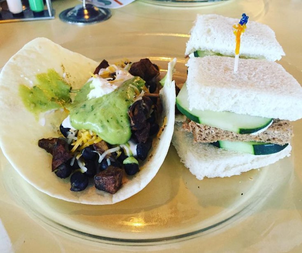 Infusion Tea
You don&#146;t have to be a vegetarian to appreciate quality vegetarian cuisine--or quality prices. Try the Quinoa Caprese for just $8.50, or any one of their loose-leaf teas for $3.10 (single serving). 
Photo via  vegetarian_notebook/Instagram