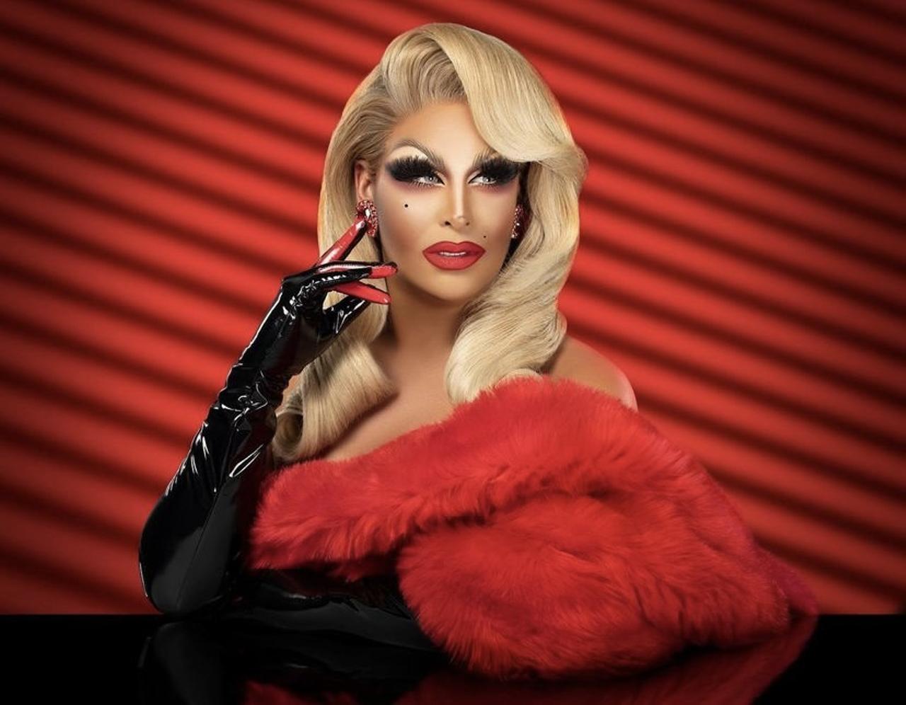   Roxxy Andrews 
A RuPaul’s Drag Race alum, Andrews’ Instagram is full of promos for their upcoming events and fun makeup looks. Their iconic look of red lipstick and bright blonde hair will make your feed more glamorous.
