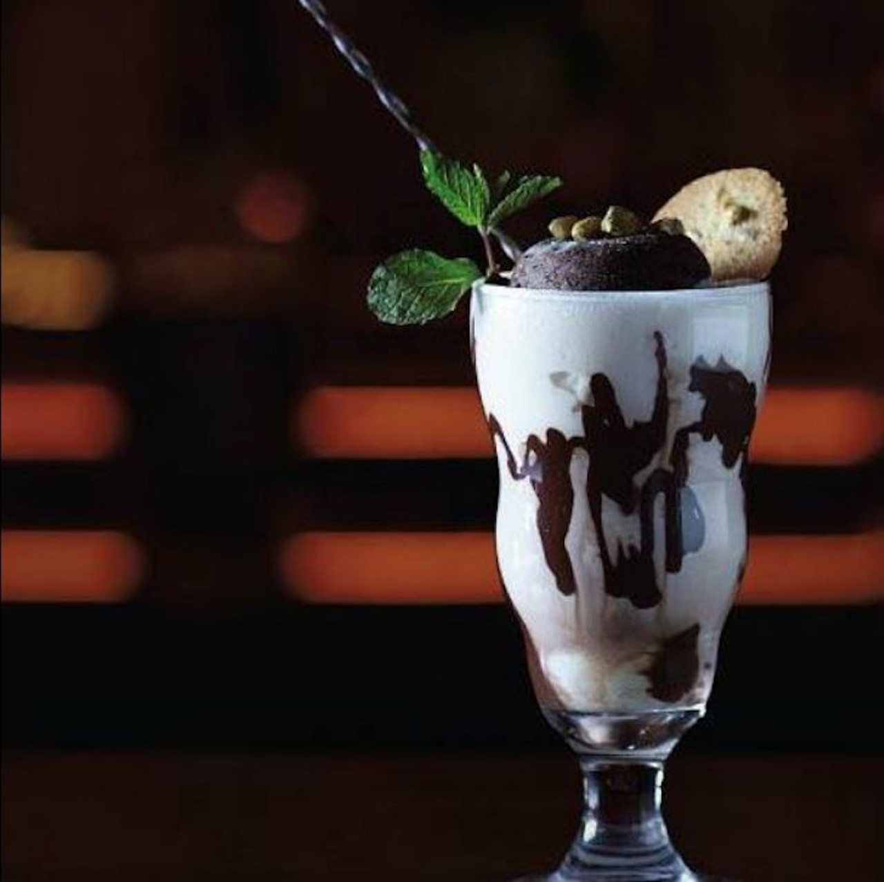 Chocolate Lava Milkshake at Fleming&#146;s Prime Steakhouse & Wine Bar 
933 N. Orlando Ave., Winter Park, 407-699-9463 
A steakhouse may not seem an ideal summer hangout, but you might make an exception for Fleming's boozy Chocolate Lava milkshake, spun from vanilla ice cream, chocolate lava cake and Bulleit rye whiskey. Find it on their bar menu and make happy hour even happier. - JBY 
Photo via Fleming&#146;s Steakhouse/Facebook
