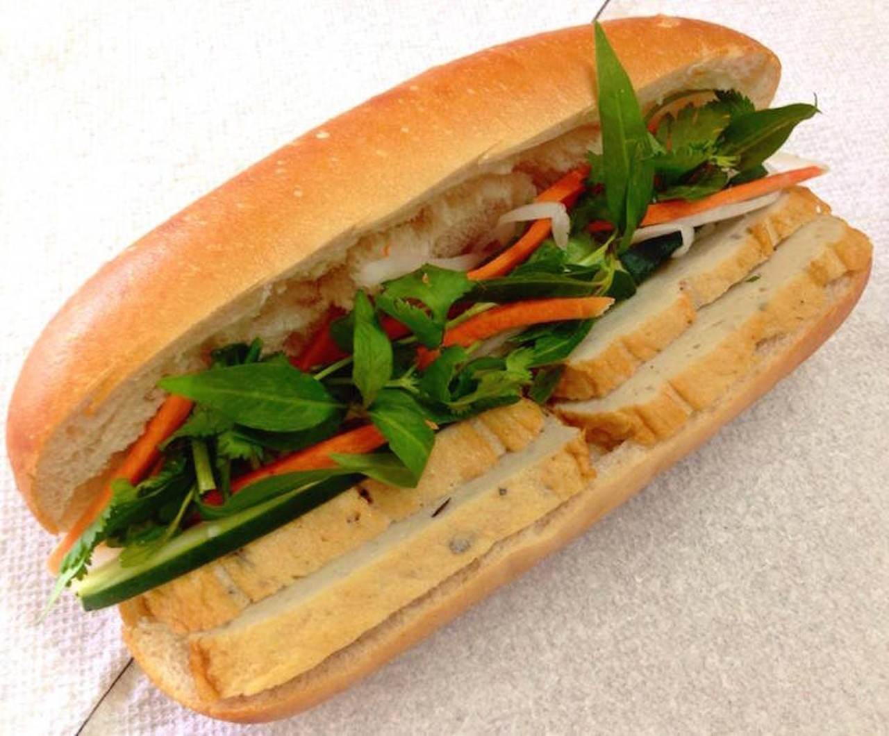 Nha Trang Subs
1216 E. Colonial Drive, 407-346-4549
Some of the best and cheapest banh mi in Mills 50 are found here &#150; super crisp baguettes make the difference, but the $3.50 to $4.50 price range doesn't hurt, either. Traditionalists won't go wrong with the dac biet, but step out and try the fried fish paste if you're adventurous. Cash only.
Photo via Nhatrang Subs/Facebook