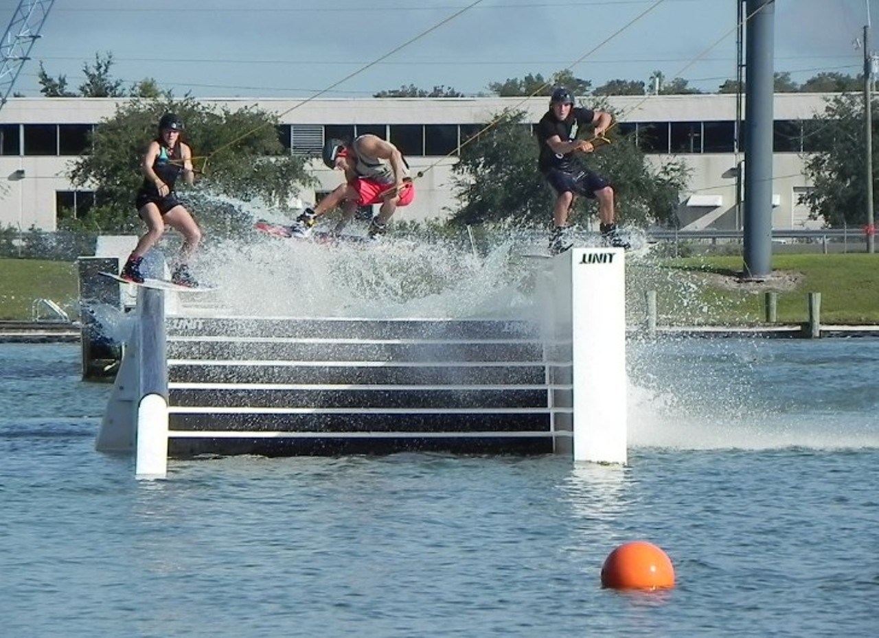 Learn to do sick butterslide 180 at the Orlando Watersports Complex
(407) 251-3100, 8615 Florida Rock Rd Orlando Watersports Complex 
With two separate cable wires for both beginner and intermediate, this water complex provides the Orlando waterbug with the chance to better their skills and enjoy a day out on the water while skiing, skating and more. 
Photo via Orlando Watersports Complex/Facebook