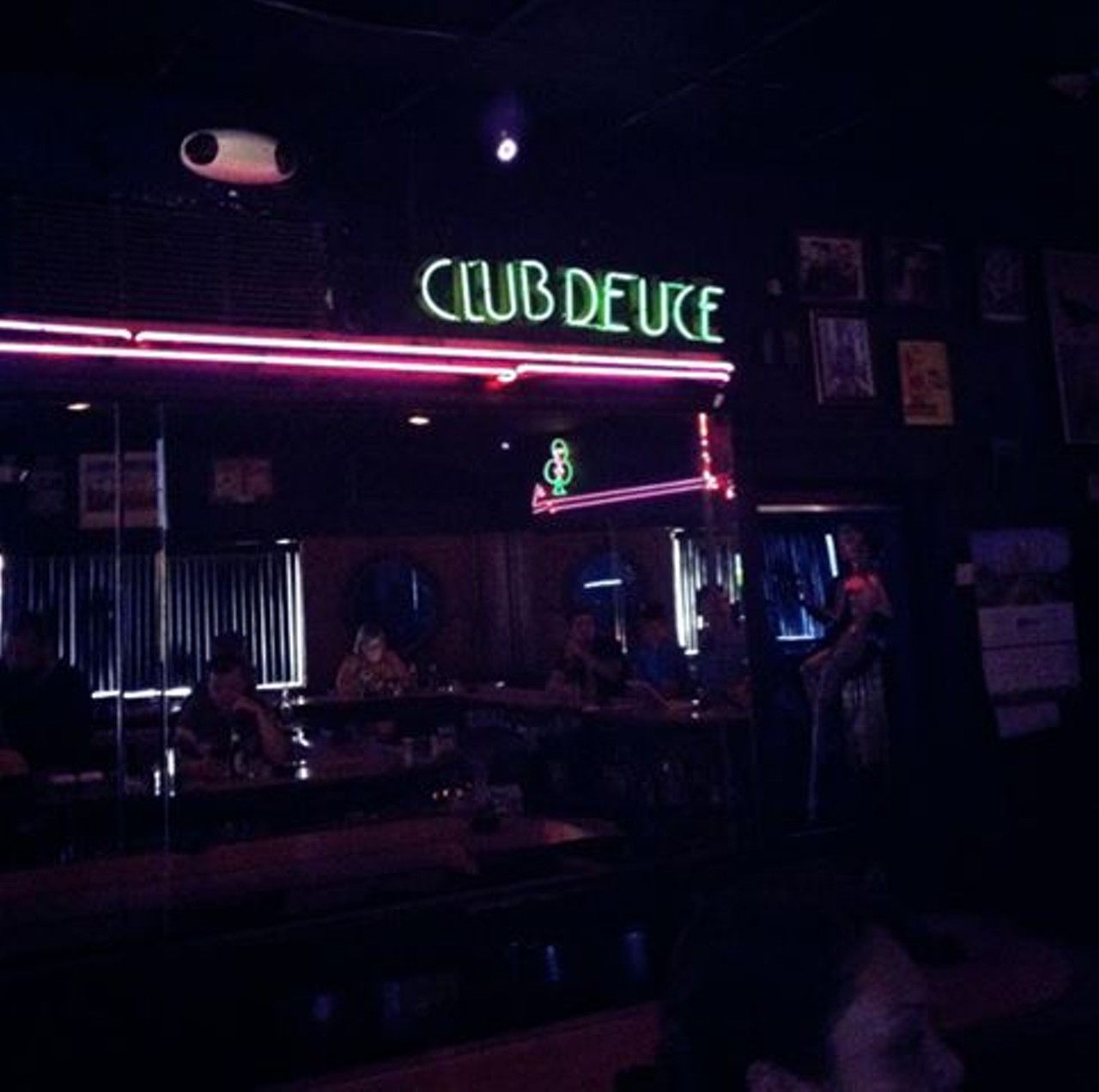 We hit the best bar on South Beach, Mac's Club Deuce.