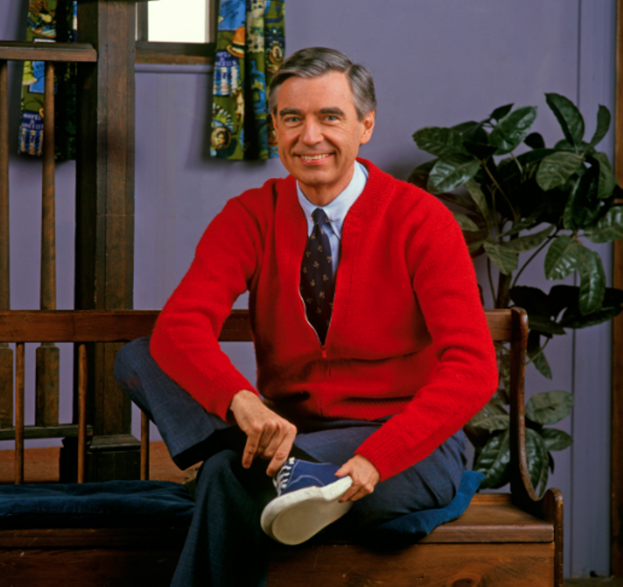 At Rollins College, Fred Rogers wrote &#147;Beautiful Day in the Neighborhood&#148; as his senior thesis. The Mister Rogers&#146; Neighborhood star graduated from the college in 1951 with a degree in music composition.
Photo via PBS