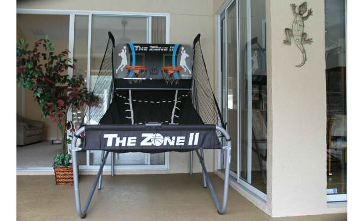 For the ultimate patio gamer:
Basketball Hoops Shoot Out Game Electronic Scoreboard 4 players $225 obo