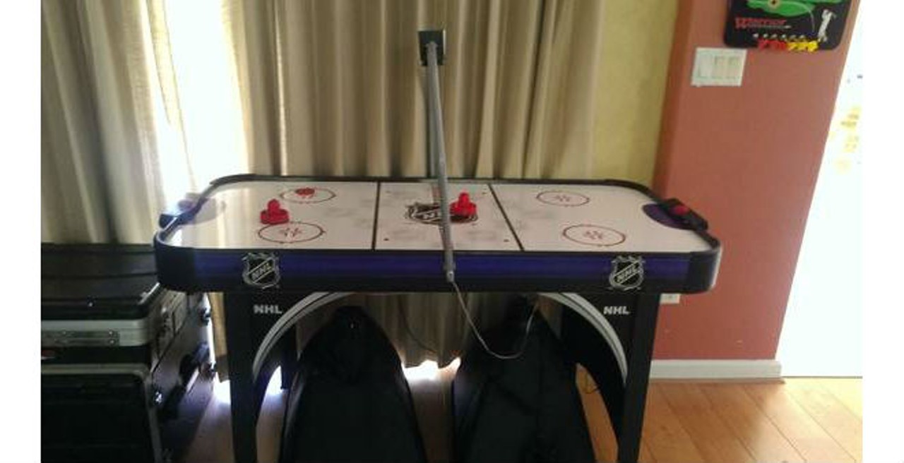 For the man cave or game room:
Air Hockey Table - $50