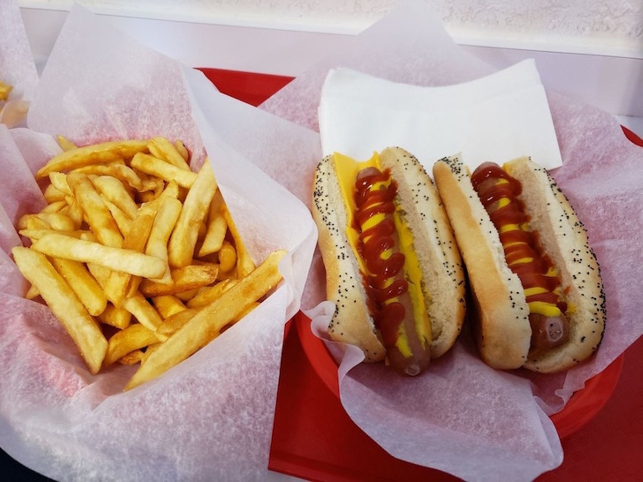 Hot Dog Heaven
5355 E. Colonial Drive
Enjoy your fries with another American classic -- hot dogs.  
Photo via Robbie G./Yelp