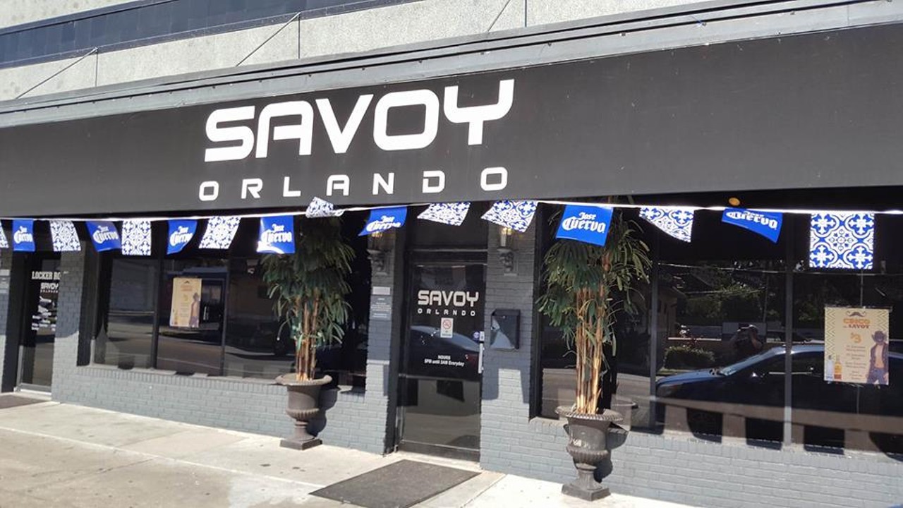Savoy Orlando 
1943 N Orange Ave
This Orlando gay bar has a variety of shows and performances from local artists and performers, while also offering great weekly drink specials and happy hours like Wednesday&#146;s all night happy hour.
Photo via Savoy Orlando/Facebook