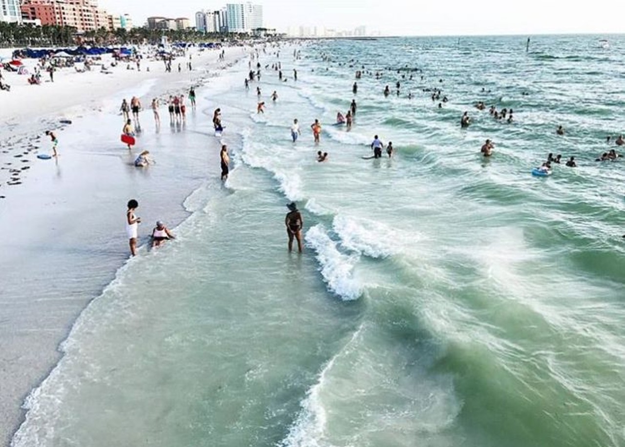 Clearwater Beach
Estimated driving distance: 2 hours
Stretching 2 and a half miles down the west coast of the Pinellas peninsula, Clearwater Beach is host to a lot more than its high rise resorts. Keep your eye out for Captain Memo&#146;s Pirate Cruise ship, or head inland for the Clearwater Marine Aquarium, featuring Winter, star of Dolphin&#146;s Tale.
Photo via clearwater.beach/Instagram