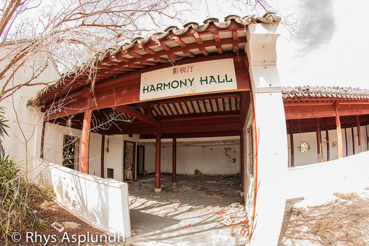 The buildings were left vacant and urban explorers and others documented the decay of the park. Via Rhys Asplundh, on Flickr.com