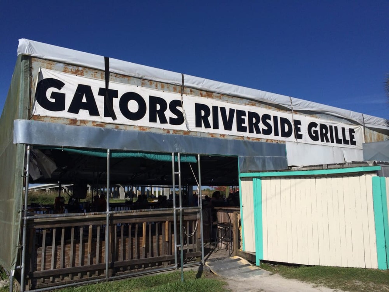 Gators Riverside Grille
4255 Peninsula Point, Sanford
Gator's Riverside Grill, located in Sanford, is nestled along the St. Johns River and offers cheap drinks and tons of good old-fashioned Southern fried seafood.
