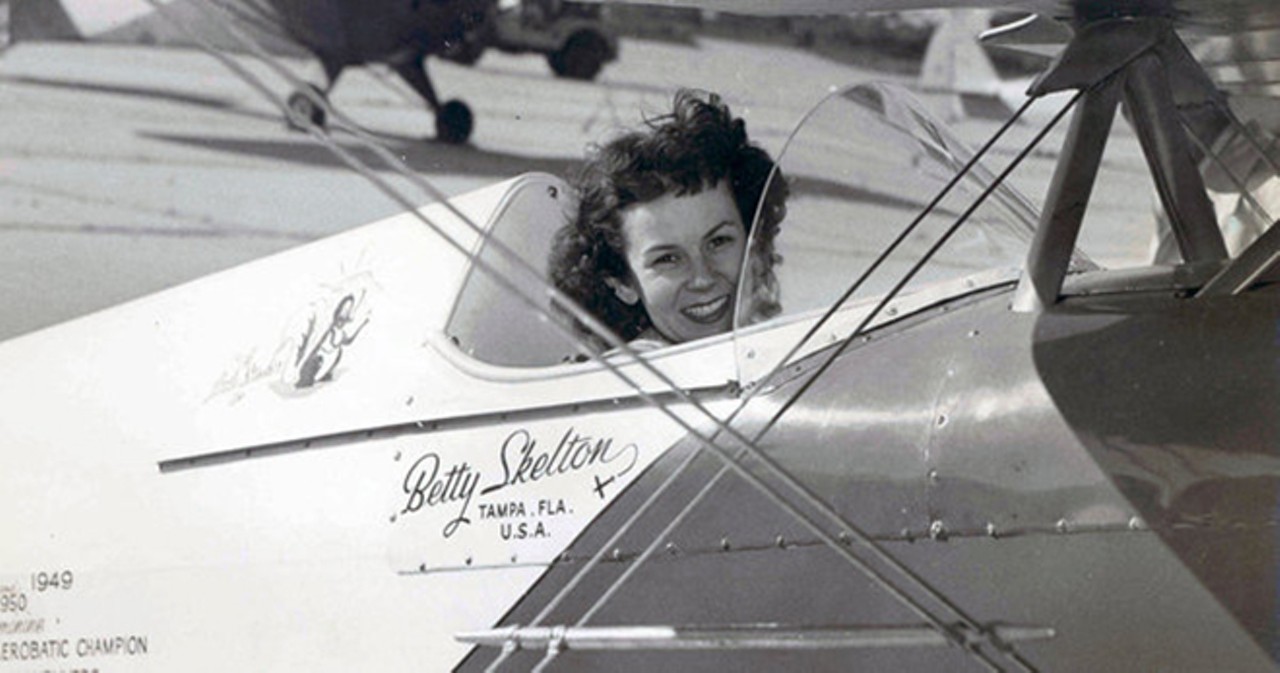 Betty Skelton
June 28, 1926 - Aug. 31, 2011
Buried at Winter Garden Cemetery
Known as the First Lady of First and the "Fastest Woman on Earth," Skelton's in the sky and on land provided many more opportunities for women all around the world.
Photo via Associated Press