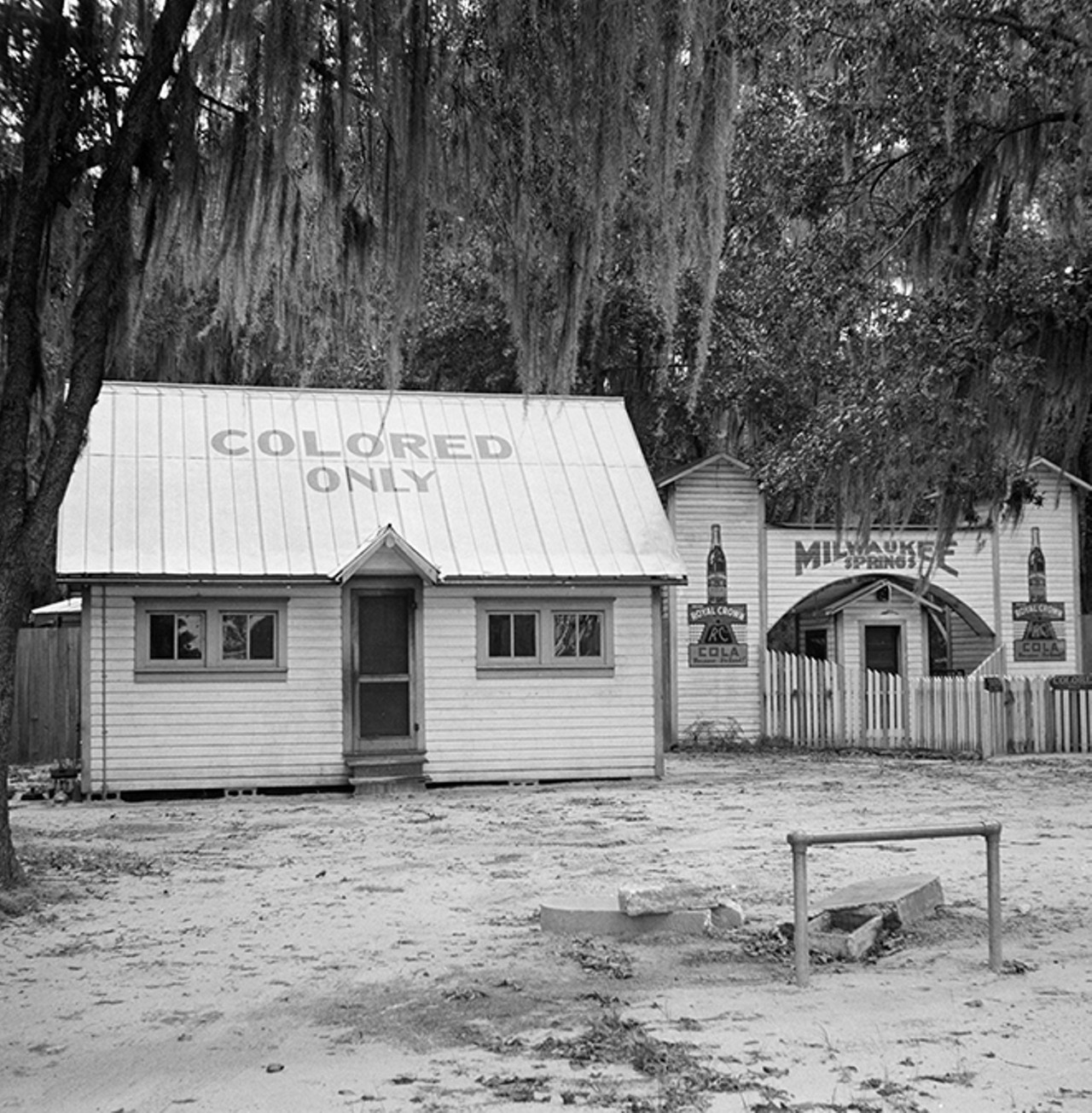 Milwaukee Springs was a recreation area in Alachua County near Gainesville, originally created as a camp for African American boys. There is evidence it might have been used as a recreation area for African American soldiers in the 1940s. Photo by Charles Foster. By permission of the State Archives of Florida. Reprinted with permission of the University Press of Florida.