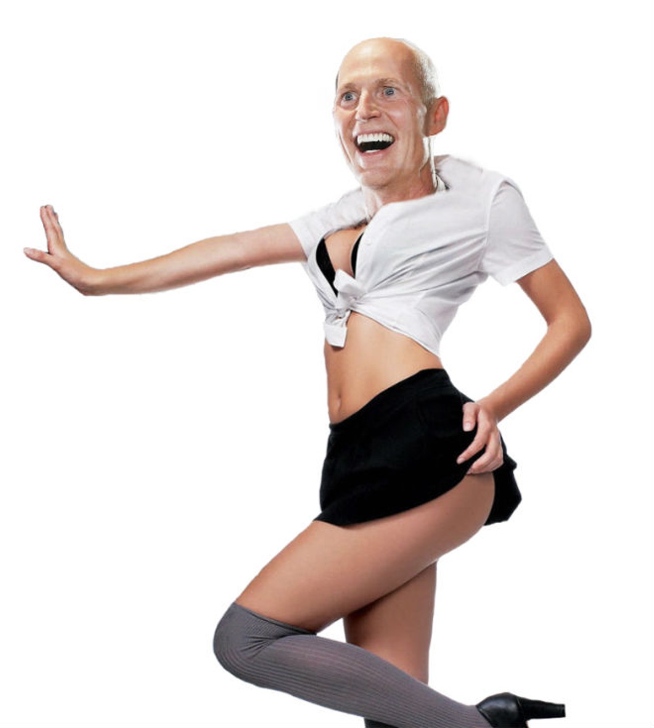 Trick Scott
If you're looking for something a little sexier, then why not go out as Florida governor Rick Scott's wild, inner self, Trick Scott? Trick Scott loves to party and he's stripping his way through college.