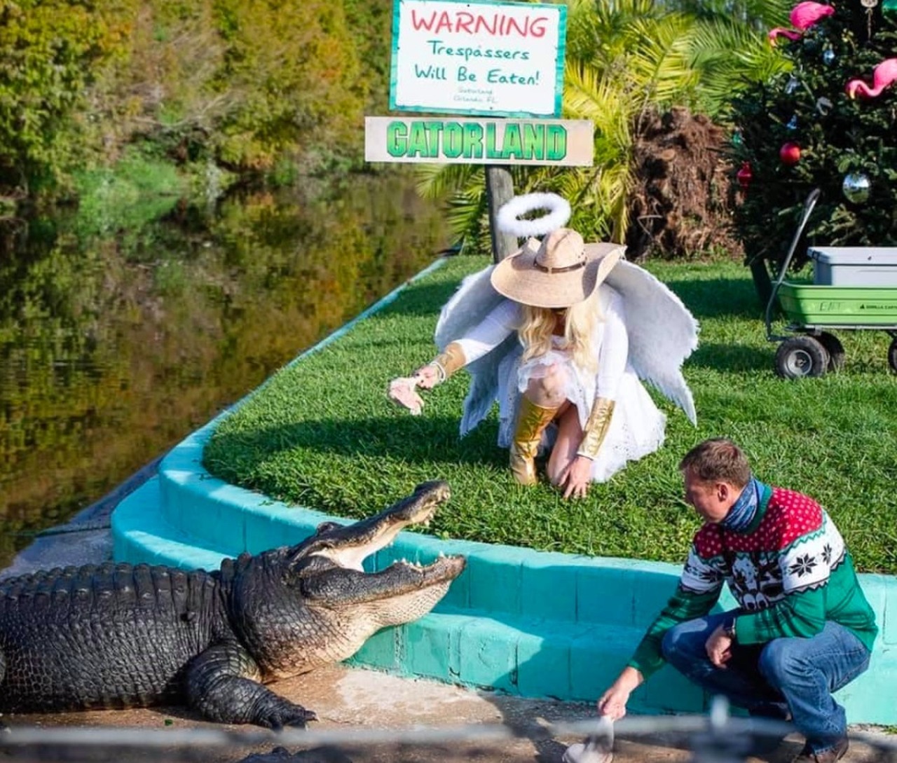 Gatorland's Ho Ho Ho-Down 
14501 S. Orange Blossom Trail, Orlando
Dates open: Dec. 2-3, 9-10, 16-17
Cost: Park admission
Gatorland's Ho Ho Ho-Down holiday event features Christmas-themed set-ups, music, festive food and plenty of wild photo-ops.
