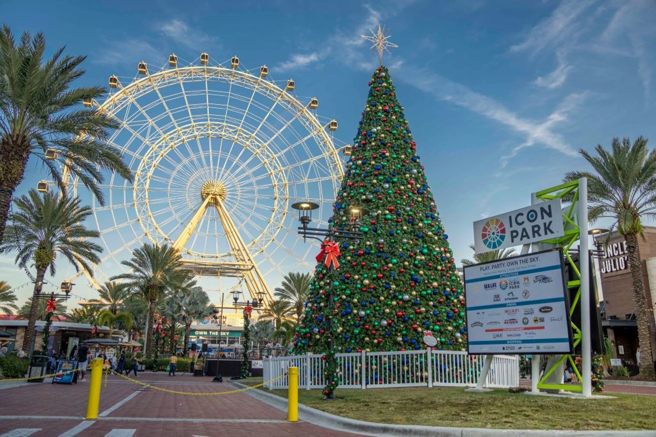 The Santa Workshop Experience at Icon Park
8375 International Drive, Orlando
Dates open: Nov. 10 through Dec. 24; open 10 a.m. to 8 p.m. 
Cost: $20-$60
Icon Park's Santa photo-op experience is one of the most popular in the area, plus it comes with a free ride on The Wheel.
