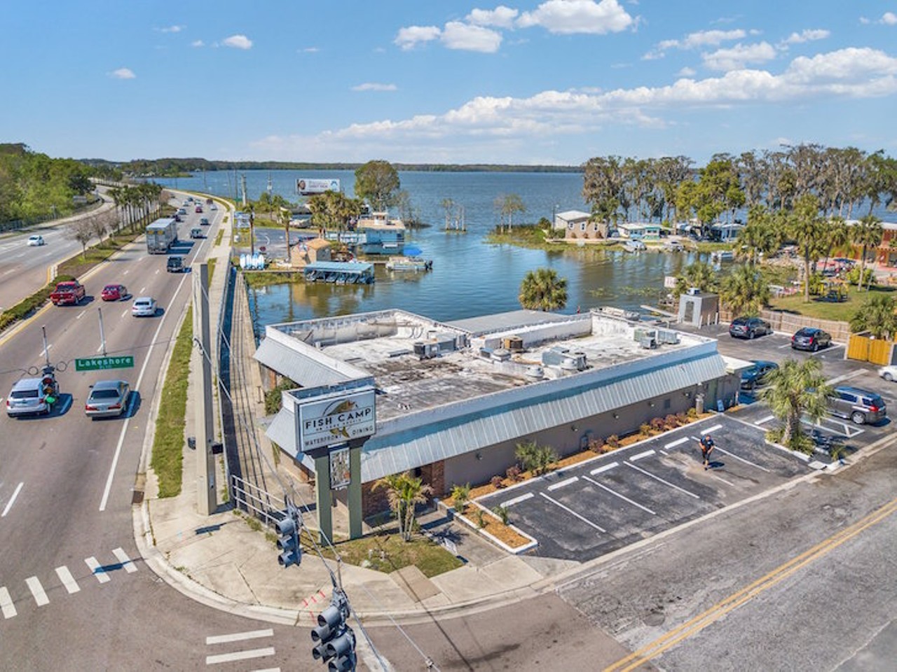 Fish Camp on Lake Eustis
901 Lakeshore Blvd., Tavares
This old-fashioned restaurant on Lake Eustis offers waterside dining and a bounty of seafood (plus some turf to go with your surf) and craft beers.