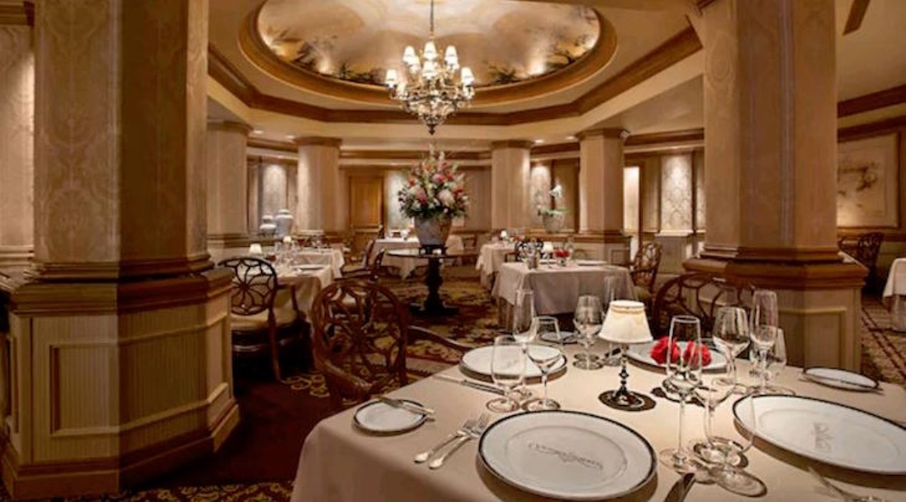 Victoria and Albert&#146;s   
4401 Floridian Way, 407-939-3862
Located in Walt Disney World&#146;s Grand Floridian Resort & Spa, the 14 dining tables in this restaurant are in high demand because of the beautiful ambiance and incredible dishes served each night. Reservations are required and can be made up to 180 days in advance. 
Photo via Walt Disney World