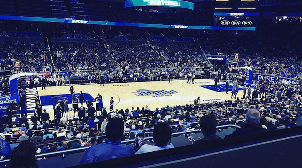 Catch an Orlando Magic game
400 W. Church St., 1-800-253-6500 
Unless their rivals have considerable star power, tickets to Magic games go for as low as $10 online. Make this a fun date by making up for ticket price at the concession stand, or in a bar afterwards.
Photo via danielehrencrona45/Instagram