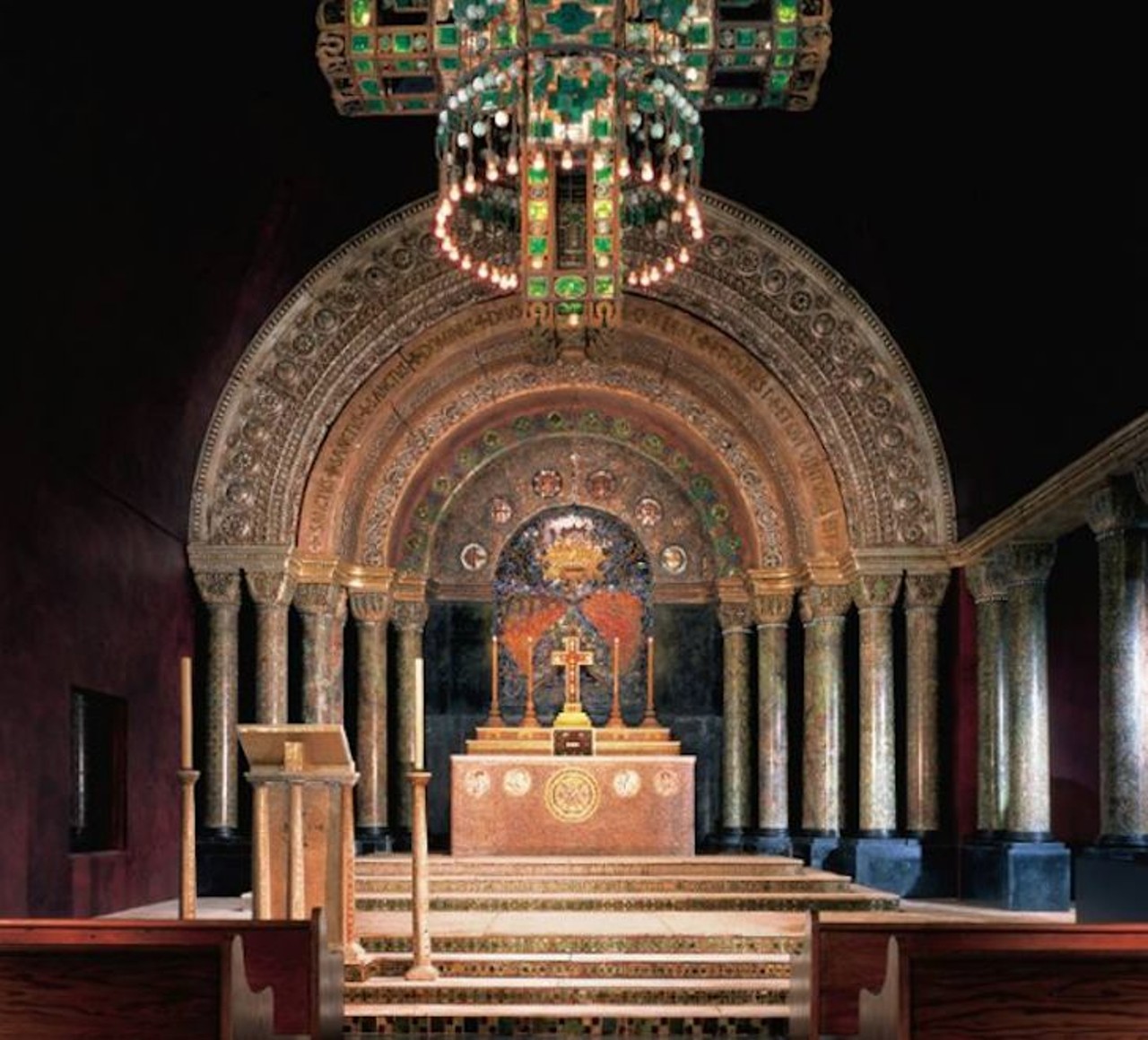 Tiffany Chapel
445 N. Park Ave., Winter Park, (407) 645-5311
After it was left abandoned and decaying, careful reconstruction work at the Morse Museum allowed the Tiffany Chapel to return to its former glory, giving every Orlandoan a chance to step into a work of stained glass art. 
Photo via Charles Hosmer Morse Museum/Facebook