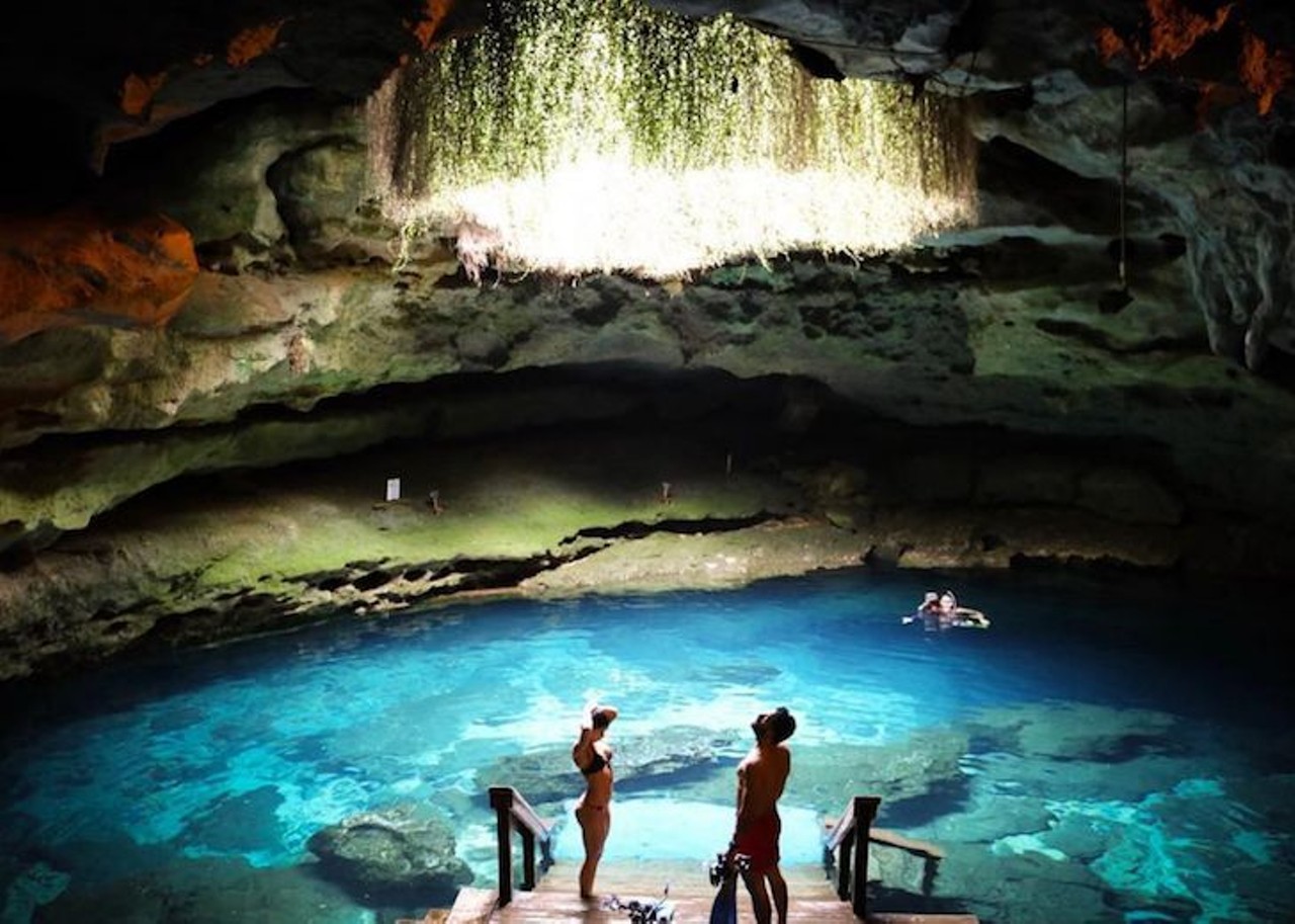 Devil&#146;s Den
5390 NE 180th Ave., Williston, (352) 528-3344
One of the most beautiful cave diving spots in the country, this natural wonder might look pretty, but it&#146;s a little chilly: You might want to soak in the heated pools aboveground after your swim. 
Photo via apmhops/Instagram