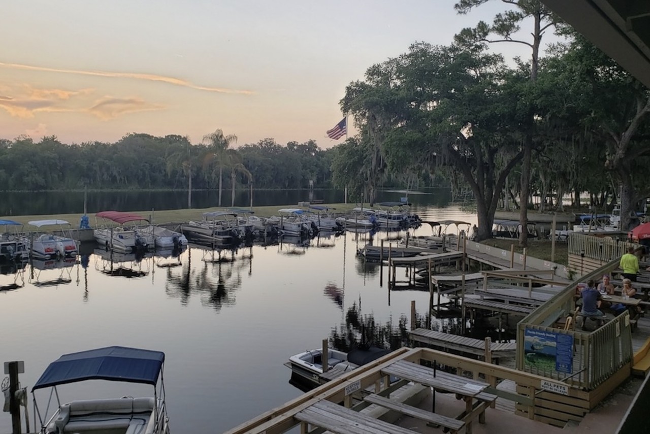 Swamp House Riverfront Grill
488 W. Highbanks Road, DeBary
DeBary's Swamp House boasts a prime location on the St. Johns River, fried seafood, a tiki bar and frequent live music.