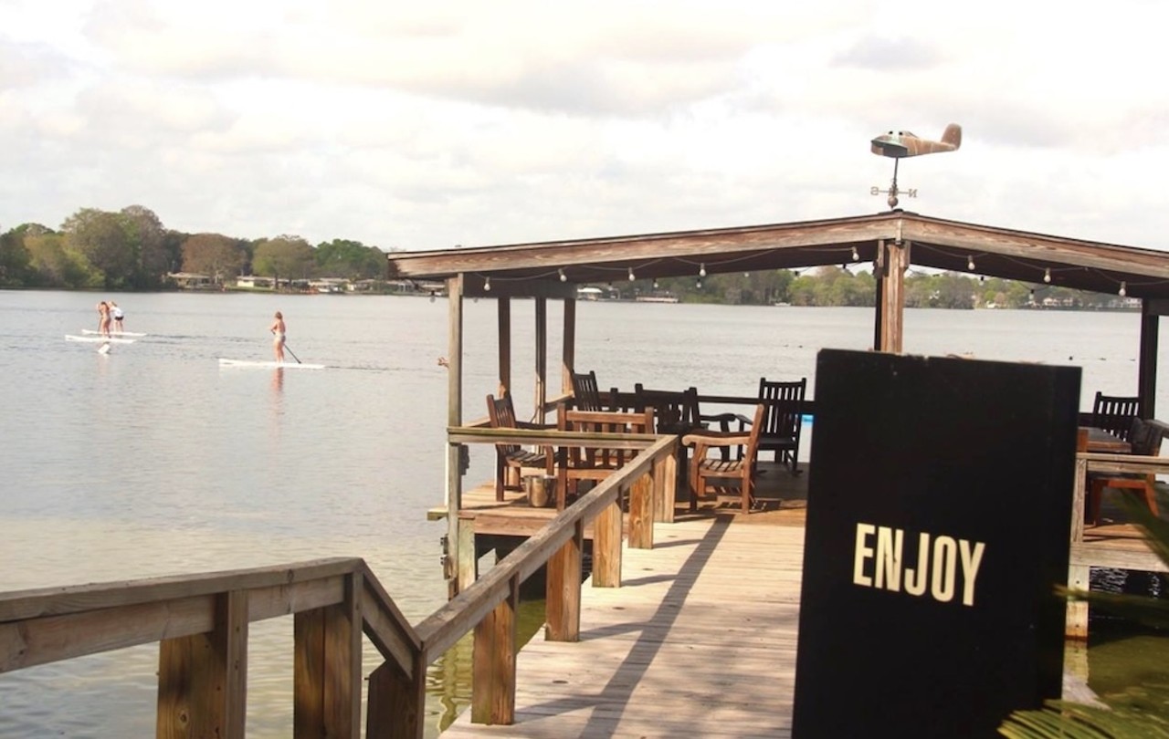 Hillstone
215 S. Orlando Ave., Winter Park
Guests can access Hillstone's scenic lakeside patio by car, boat or seaplane. Choose from a lunch, dinner or wine menu, and bask in the beautiful view of Lake Killarney with friends and strangers.